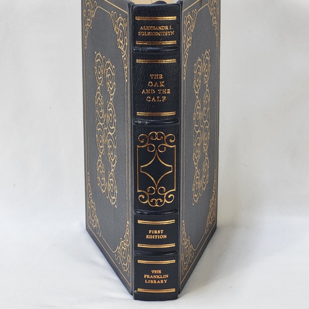 Solzhenitsyn The Oak and the Calf First Edition Franklin Library Leather 1980
